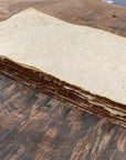 Handmade Vintage Deckle Edge Blank Paper - 5.25X8.25 (A5) - A5 Package of 50 for Writers, Invitations, Crafts - Thick 150 GSM Recycled Paper