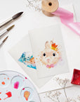 100Pcs 100% Rag Cotton White Watercolor Paper Cold Press Paper Bulk 140Lb Heavyweight Paper Watercolor Paper Cards Watercolor Drawing Student Artist for Kids,4 X 6 Inch