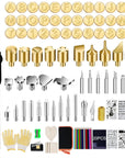 Wood Burning Kit,80Pcs Professional Wood Burning Tool for Pyrography Leather Embossing Carving Soldering, Adjustable Temperature Wood Burner Pen 392~842°F for Adults,Soldering Kit