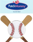 Baseball Bats Patch Bats Sports Ball, Iron On/Sew on - Appliques for Kids Children
