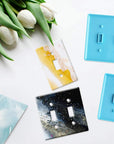 Light Switch Cover Resin Molds,Switch Socket Panel Plaster Mold for Epoxy Resin Epoxy Molds,Switch Plate Silicone Mold Outlet Cover Molds for DIY Crafts Making Home Decor(7Pcs)