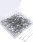 100 Pcs Corsage Pins Teardrop Pearl Pins Sewing Wedding Bouguet Pins for DIY Jewelry Making Sewing Wedding Flower Decorations(2 Inch)