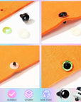 24Pcs 18Mm 3D Glitter Safety Eyes for Crocheting with Washers Crochet Safety Eyes for Amigurumi Tie Dye Laser Gift for Crochet Lovers Halloween Decorations Crochet Accessories