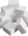 DNB Craft Foam Blocks - 6PCS 8X4X2 Inch Rectangle EPS Polystyrene White Foam Bricks - Crafts and Arts Supplies