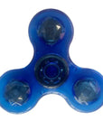 LED Light Fidget Spinner Finger Toy Hand Spinner Glow in Dark Stress Reduction and Anxiety Relief for Children