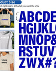 30 Sheets 930 Pieces Iron on Letters for Clothes 1.6 Inch Heat Transfer Letters with A-Z Iron on Vinyl Letters in 5 Colors PU Alphabet Adhesive Stickers for DIY Printing Craft Fabric T-Shirt Jersey