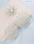 8 Pack Plated Assorted Crystal Rhinestones Brooch Pins Set for DIY Wedding Party Bouquets Embellishment Crafts Decor