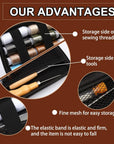 Upholstery Repair Kit, 48Pcs Leather Sewing Kit with Upholstery Thread, Sewing Awl, Seam Ripper, Needles, Thimble Leather Stitching Kit for Carseat Carpet Shoes Backpack Repair DIY Crafting