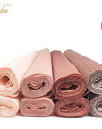 8 Rolls Rose Gold Premium Crepe Paper Rolls for DIY Gift Wrapping Paper Crafts Birthday Wedding Holiday Paper Flower, 20 Inches Wide by 6.56 Ft Long, 4 Colors