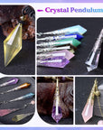 Resin Molds 18Pcs Pendulum Crystal Molds for Resin, Silicone Molds for Resin,Multi-Facet Resin Jewelry Molds for Quartz Crystals Pendants, Resin Necklace,Uv Resin