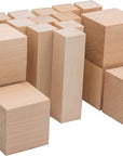 Basswood Carving Blocks BW 18 Pcs Whittling Wood Carving Blocks Basswood for Carving Wood for Whittling Kit Wood Blocks for Carving Bass Wood for Wood Carving Set Wood Carving Wood Crafts