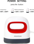 Mini Heat Press Machine Easy to Use for T Shirts Shoes Hats Small HTV Iron on Vinyl Projects Portable Heating Transfer Iron Red