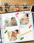 12X12 Scrapbook Page Protectors, 50 Pack, Scrapbook Refill Pages Protective Sleeves, Heavyweight, Fit Scrapbook Binder and 12X12 Photo Album Refill Pages