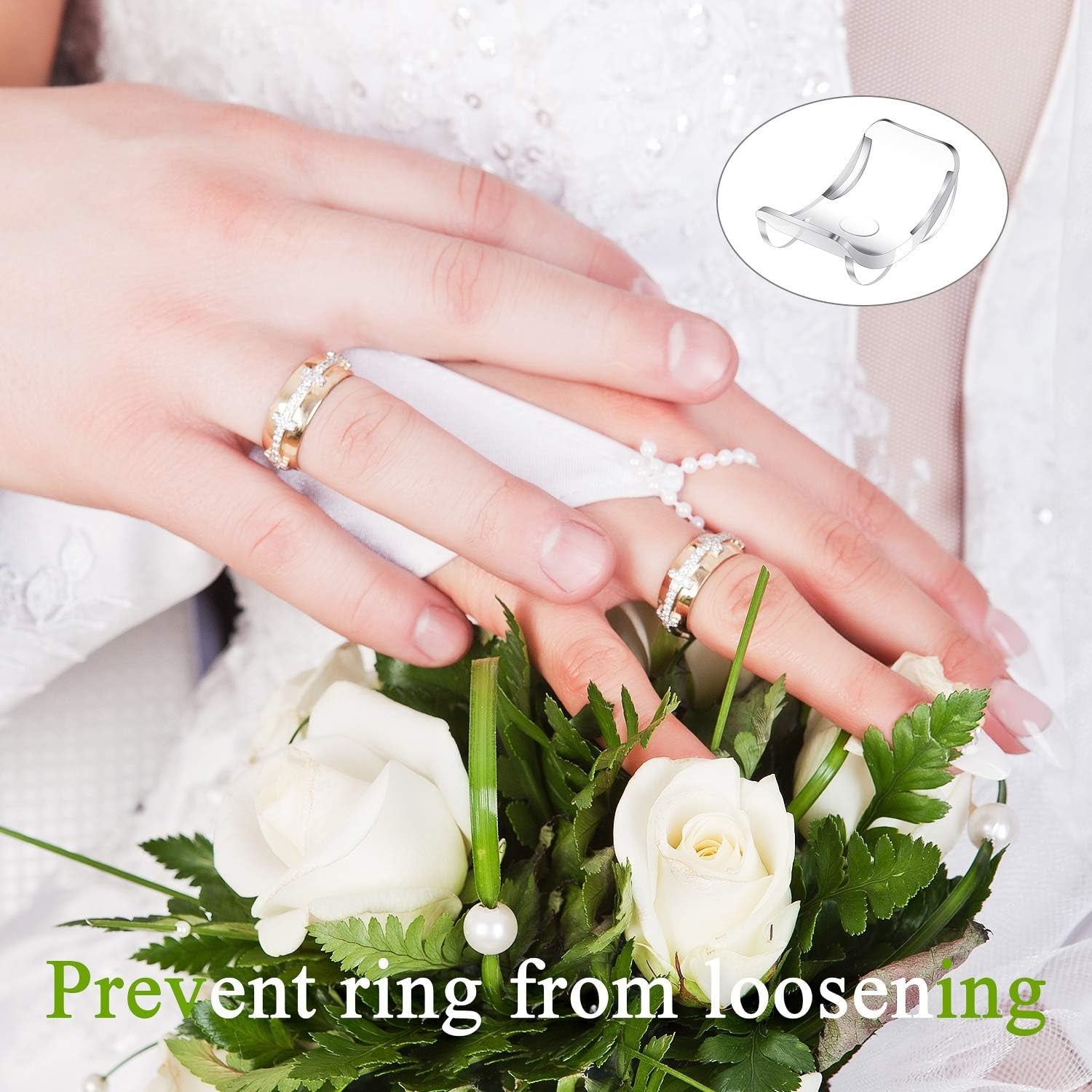 Ring Size Adjuster Invisible Ring with Double Sided Adhesive Tape Size Adjuster for Loose Rings Ring Adjuster Size Fit Any Rings Ring Guard Reducer