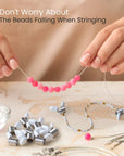 Bead Stopper, 8Pc Set, for Jewelry Making Creative Bead Line End to Prevent Beads from Falling (8Pcs)