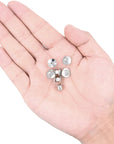 40 Pieces Metal Pin Backs Locking Pin Keepers Locking Clasp with Storage Case