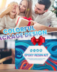 13OZ Epoxy Resin Kit - Clear Resin Epoxy for Crafts, Resin Starter Kit for Beginners, Resin Kits and Molds Complete Set for Adults with 20 Colors Resin Pigments