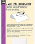 Vue-Thru, 2 Count Press Cloth, 13" X 30" (33 Cm X 76.2 Cm), White