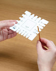 Swatch Ruler & Needle Gauge, White