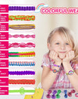 Friendship Bracelet Making Kit for Girls, Arts and Crafts for Girls Ages 8-12,Birthday or Party Present Arts and Crafts String Friendship Bracelet Kit,Diy Bracelet Making Kit