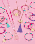 - Juicy Couture Trendy Tassels Bracelet Making Kit - Kids Jewelry Making Kit - DIY Beads & Charm Bracelet Making Kit for Girls - Friendship Bracelets with Beads for Girls 8-10-12-14