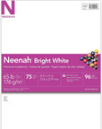 / Bright White Cardstock, 8.5" X 11", 65 Lb/176 Gsm, White, 75 Sheets (90905-02) - Packaging May Vary