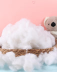 100G Polyfill Stuffing, Stuffing for Stuffed Animals, High Resilience Stuffing Fluff Fiberfill for Pillow Filling, Polyester Fill, Fill Fiber for Stuffed DIY Crafts