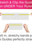 - Quilt Ruler Upgrade Kit - Mistake Proof & Slip Proof Your 12" & 24” Quilt Rulers (Or 12½" & 24½") - Cut Faster and More Accurately - for Both Right & Left-Handers