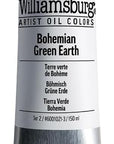 Artist Oil Colors by GOLDEN, Bohemian Green Earth, 150 Ml Tube, Professional Oil Paint, Opaque