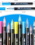 Super Squiggles Outline Markers-24 Colors Super Squiggles Markers,Outline Markers Double Line Pen,Outline Markers Self-Outline Metallic Markers