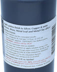 XL Gel Liver of Sulfur Extended Life Gel 4 Fluid Ounces (118Ml) Bottle Apply a Patina Finish to Silver Copper and Other Metal for Oxidized Look on Art and Jewelry Projects