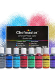 - Neon Airbrush Kit - Airbrush Food Coloring - 6 Pack - Highly-Pigmented, Vibrant Colors, Works with Any Airbrush Tool, Fade-Resistant Colors - Made in the USA
