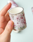 Floral Washi Tape Set - 12 PET & Washi Tapes for Journaling Stickers, Scrapbooking Supplies, Planner, Bullet Journals,Arts & Crafts. Use as Stickers