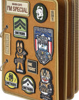 Patch Display Board, Flip-Page Patch Book with Metal Removable Ring Binders, Tactical Patches Booklet Organizer for Patch, Military Patch Collections(No Patches Included), Coyote Brown