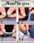 80 Sets Brooch Pin Assorted Instant Buttons Jean Buttons Pins Mini Pins Shirt Brooch Buttons Small Safety Lapel Pins for Women Clothes Jeans Coat Dress Hat Decoration, 0.39 Inch
