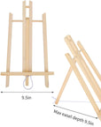 3 Packs 16 Inch Easel Stand, Table Top Easel for Painting, Wooden Tabletop Display Easels, Art Craft Painting Easel Stand for Kids Artist Adults Students Classroom