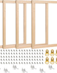 4 Pack Canvas Stretcher Bars Kit, 12 X 16 Inch Wooden Canvas Frame for Prints, Paint by Numbers & Poster, Oil Paintings