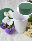 20 PCS round Floral Foam,Green Wet Foam Block,Wet Florist Floral Foam Block Flower Arrangement Supplies for Wedding Aisle Flowers,Party Decoration