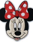 Disney Minnie Mouse Iron on Applique Patch for Clothes, Backpacks, and Accessories, 2.75" W X 3" L, Multicolor