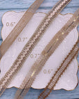 Burlap Ribbons,8 Rolls Burlap Lace Burlap Wedding Ribbon Natural Jute Rope Twine String for Crafts Gift Wrapping Wedding Party Home Decoration(17.6 Yards)