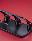 Medium Duty 3 Hole Punch with Ergonomic Handle, 30 Sheet Capacity, Black (90088)