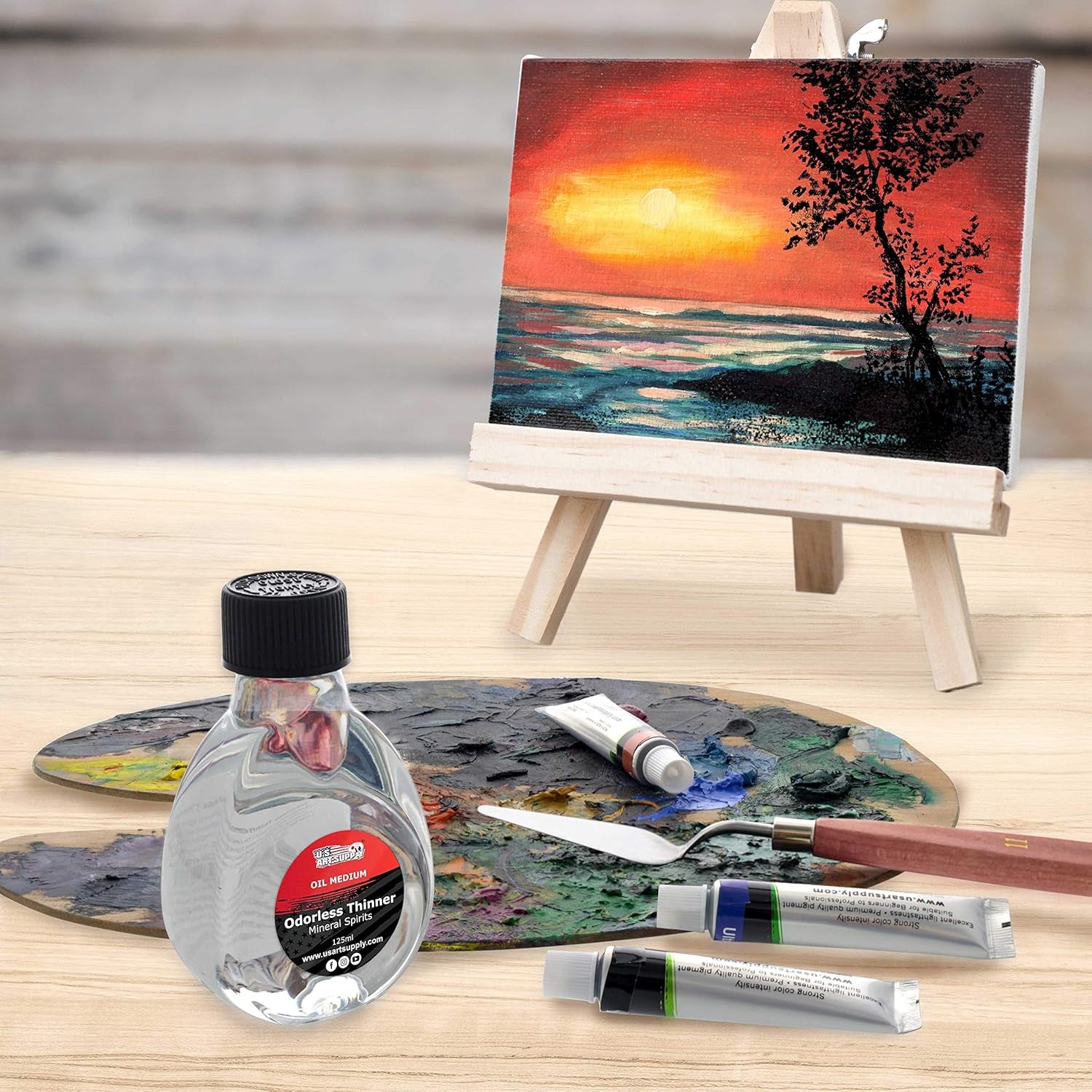 Odorless Mineral Spirits Thinner, 125Ml / 4.2 Fluid Ounce Container