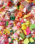 60Pcs Slime Charms Cute Set, Bulk Mixed Resin Charms Set Ornament Scrapbooking