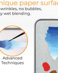 50 Hydration Paper Sheets Everlasting Wet Palette - Painter Size