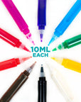 Yes Suncatcher Paint Pens 10 Pack, 10Ml Nontoxic Suncatcher Paint Pens for Window Art, Window Art Paint Refill, Paint Projects, Suncatchers Sold Separately