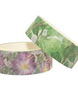10 Rolls Spring Flowers Washi Tape Set Masking Decorative Tapes (Cold Tone)