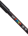 - Ultra Fine to Fine Paint Marker Pens Set - PC-1MR, PC-1M, PC-3M - Black Ink - Pack of 3