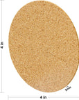 36 Pcs Self-Adhesive Cork round for DIY Coasters, 4"X 4" Cork Circle, Cork Tiles, Cork Mat, Cork Sheets with Strong Adhesive-Backed