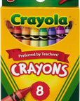 Crayons, 8 Count (Case of 48)