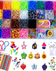 Rubber Band Bracelet Kit, Loom Making Kit for Girl, Loom Bands Refill Kits for Children Boy Girls Gift DIY Friendship Bracelets